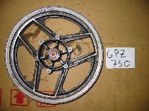 Front wheel used Kawasaki GPZ750